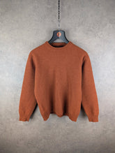 Peter Fitch Jumper Womens Small S Brown Wool Pullover
